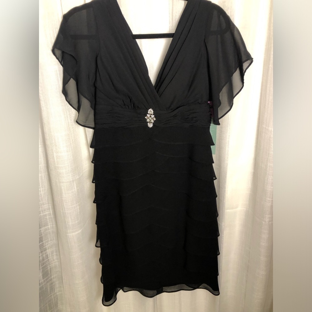 Scarlett Nite Black Dress NWT SIZE 6 - Picture 5 of 15
